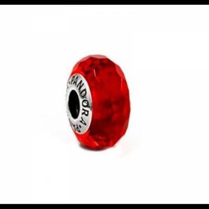 Pandora Red Fascinating Murano Glass Charm